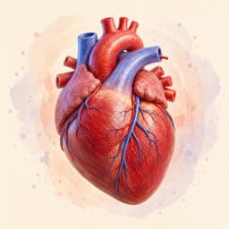 Ilustración anatómica de Corazón